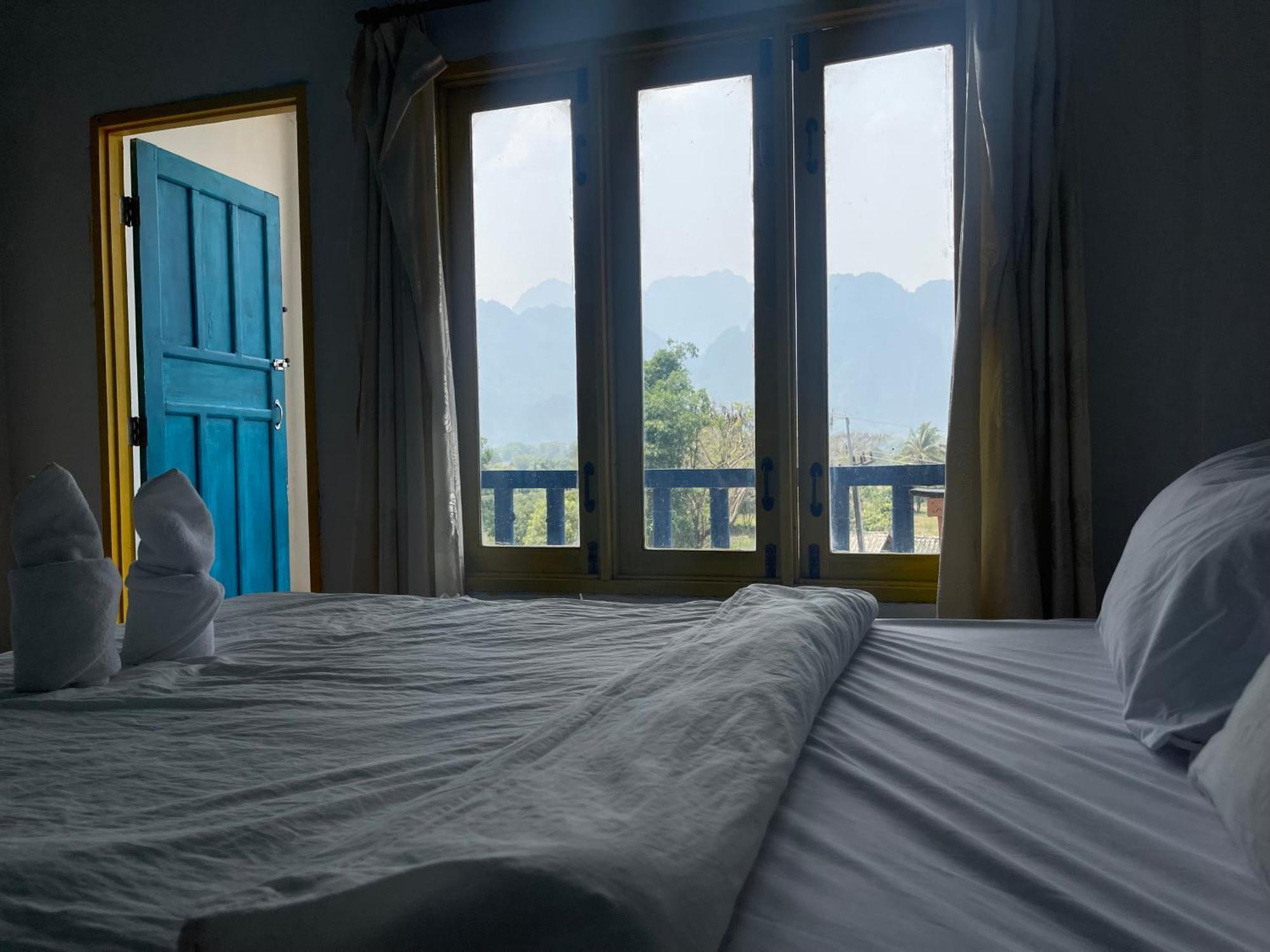 Blue Sunset Hostel Vang Vieng Exterior foto